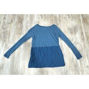 Women's Lou And Grey XS Blue Long Sleeve Round Neck Top